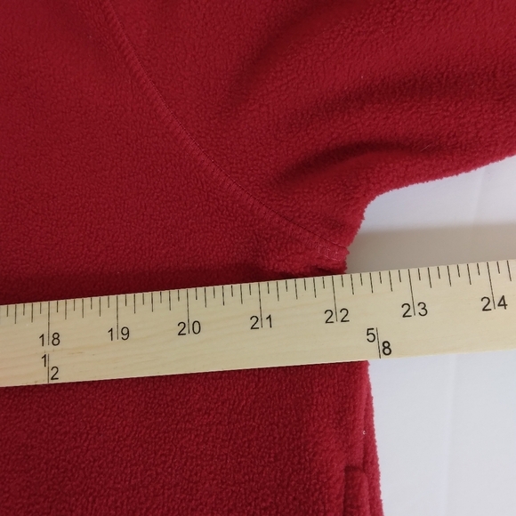 Size S Ashworth Golf Pullover Fleece 1/4 Zip Side Seam Pockets - Picture 9 of 9